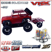 1/10 scale brushless electric rc jeep car, new design of monster truck